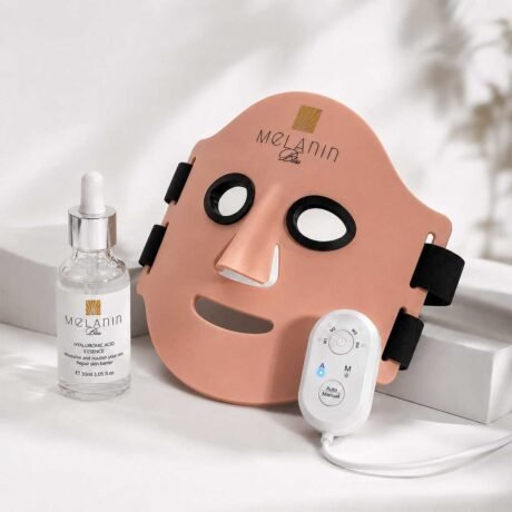Melanin Bliss LED Mask + Hyaluronic Acid Serum Bundle